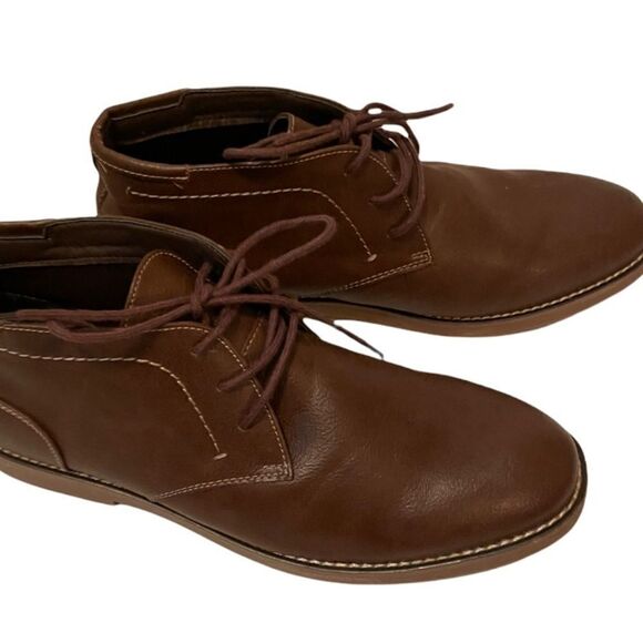 Brown Leather Business Casual Men’s shoes by Dexter, Size 9 - Picture 3 of 7